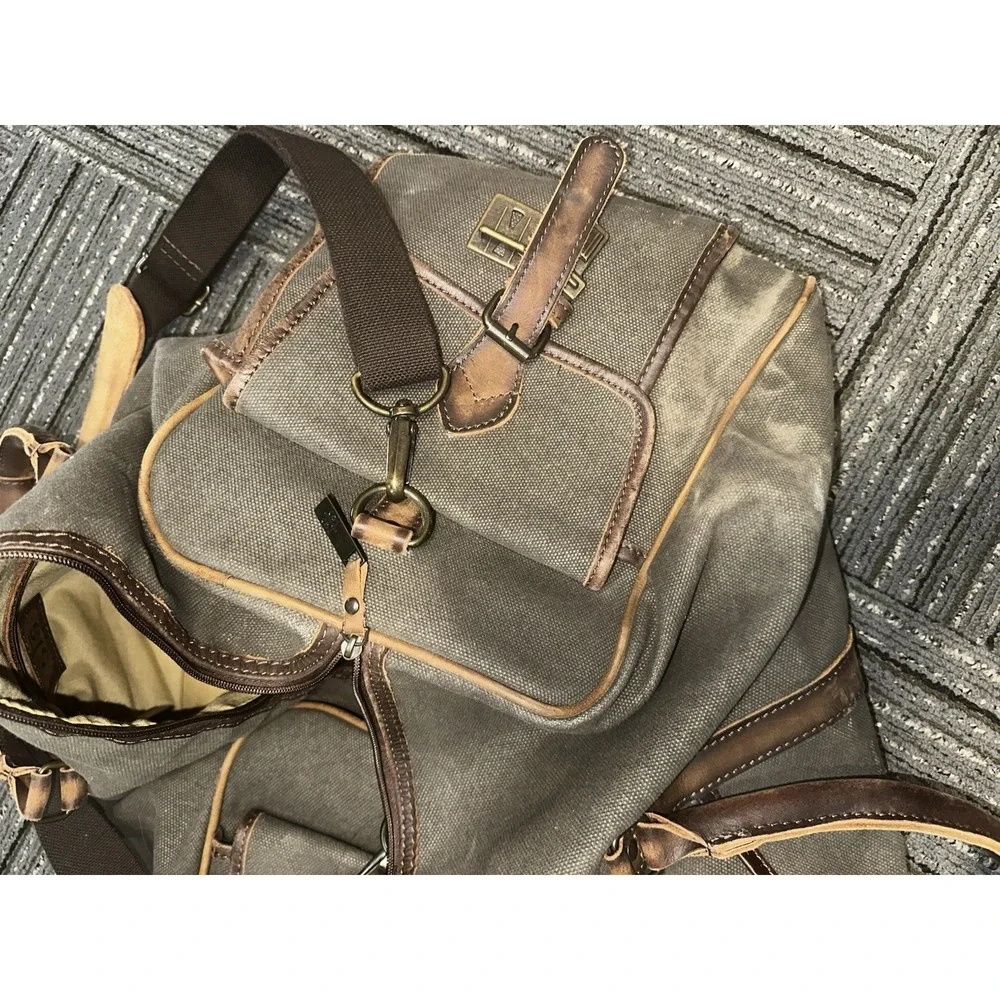 STS Trailblazer Canvas Duffle‎ Bag Large Rugged Heavy Duty
